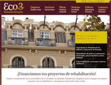 Tablet Screenshot of eco3.es